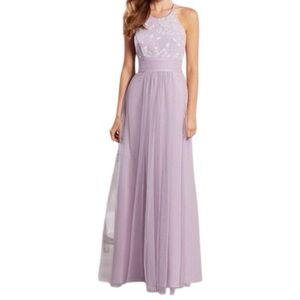 NWT Alfred Angelo Modern Vintage Purple Evening Prom Bridesmaid Dress Size 0